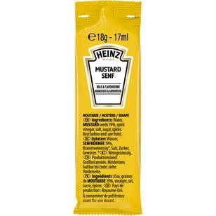 Heinz Senf mittelscharf 100 Portionen x 17ml