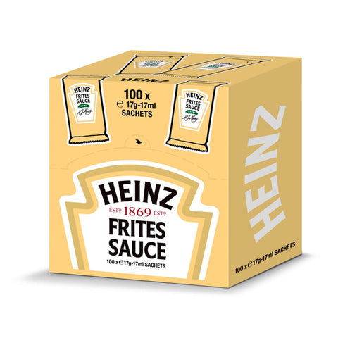 Heinz Frites Sauce, Portionsbeutel, 100er Pack (100 x 17 ml)