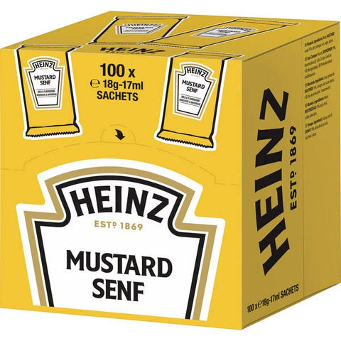 Heinz Senf mittelscharf 100 Portionen x 17ml