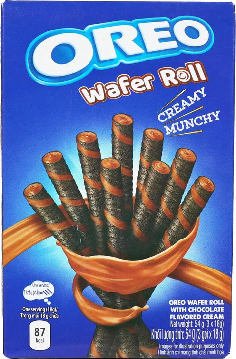 Oreo Wafer Roll Creamy Munchy Chocolate 54g