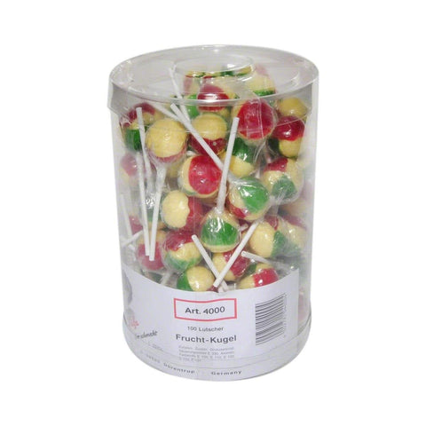 Küfa Frucht-Kugel Lollies - 100 Stück