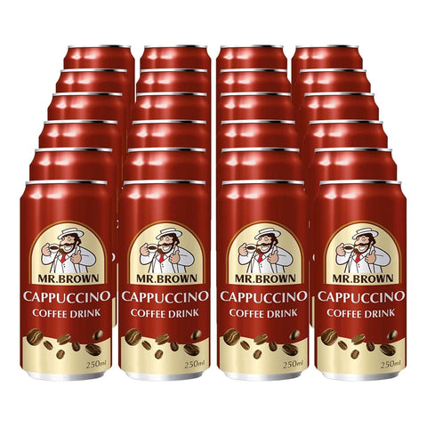 Mr. Brown Cappuccino Coffee Drink, inkl. Pfand, 24er Pack (24 x 250 ml)