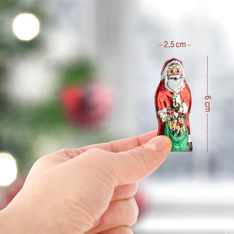 Riegelein massive Weihnachtsmännchen Dose, 70 Stück