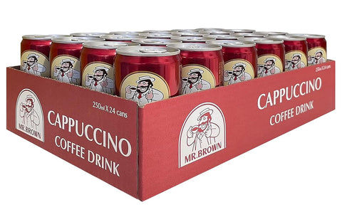 Mr. Brown Cappuccino Coffee Drink, inkl. Pfand, 24er Pack (24 x 250 ml)