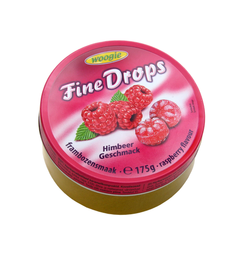 Woogie Fine Drops mit Himbeergeschmack 200g