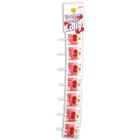 Frigeo Traubenzucker Lolly Kirsch 8er