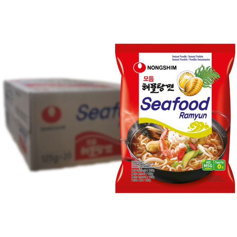 Nong Shim Instantnudeln Seafood Ramyun 20 x 125g