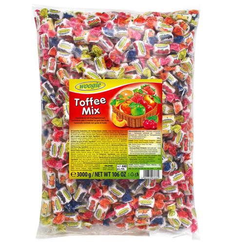 Woogie Chewy Toffee Mix 3 kg