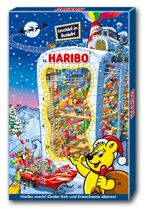Haribo Fruchtgummi Adventskalender 2025