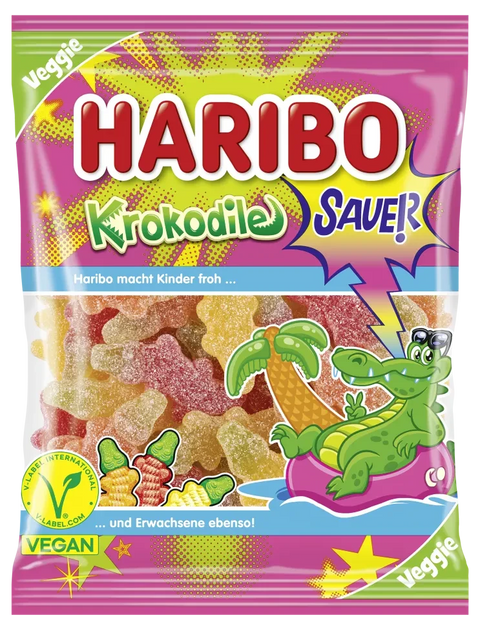 Haribo Krokodile sauer vegan 175g