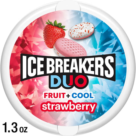 Ice Breakers Duo Fruit + Cool Strawberry sugarfree 36g