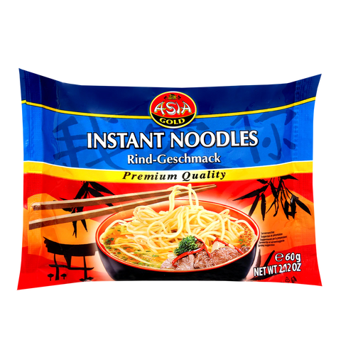 Asia Gold Instant Nudeln Rind 30x60g