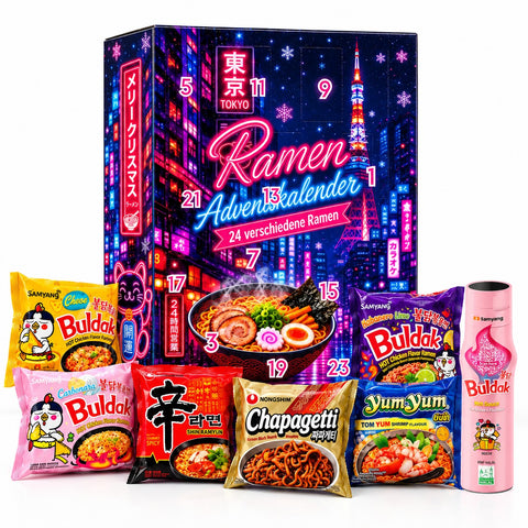 Ramen XXL Adventskalender - 24 köstliche Instant-Nudeln
