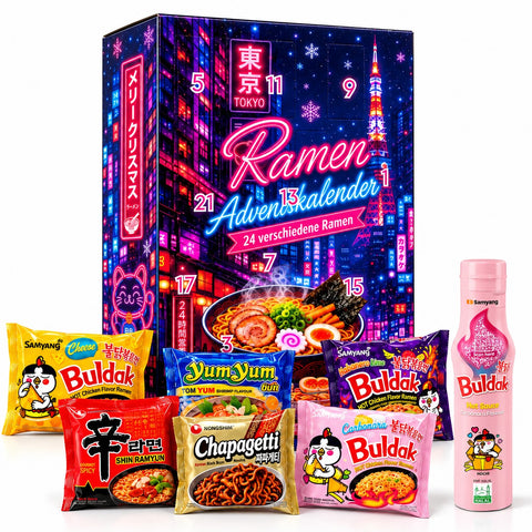 Ramen XXL Adventskalender - 24 köstliche Instant-Nudeln