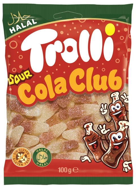 Trolli Halal Sour Cola Club 100g