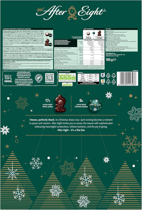 After Eight Adventskalender London Design Edition 195g