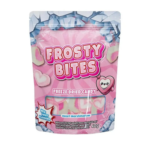 Frosty Bites Heart Marshmallow 40g