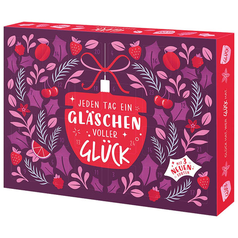 Glück-Fruchtaufstriche Adventskalender 672g