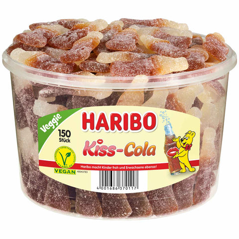 Haribo Kiss - Cola Runddose 150 Stück