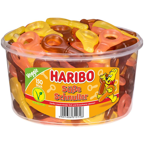 Haribo Süße Schnuller Runddose 150 Stück