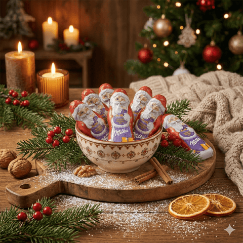 Milka Mini Weihnachtsmänner im Bulk-Karton – ca. 160 Stück (1,5 kg)