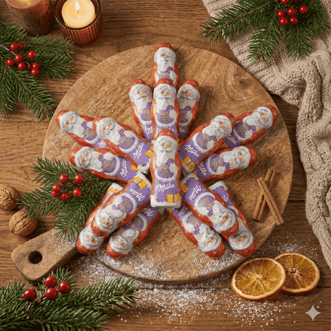 Milka Mini Weihnachtsmänner im Bulk-Karton – ca. 160 Stück (1,5 kg)