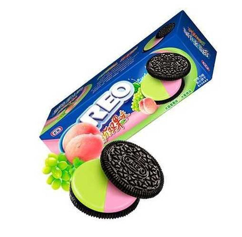Oreo Double Fruit Crystal Grape & Peach Asia 97g