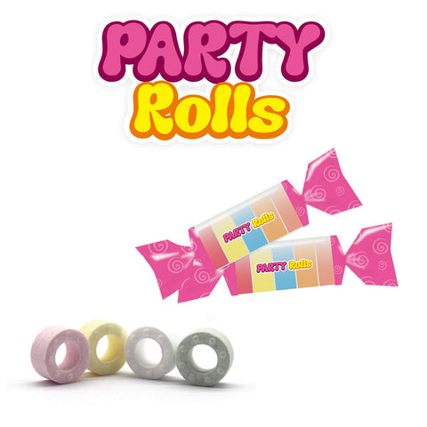 Traubenzucker Röllchen - Wurfmaterial für Karneval & Fasching – 200 Stück einzeln verpackt 500g