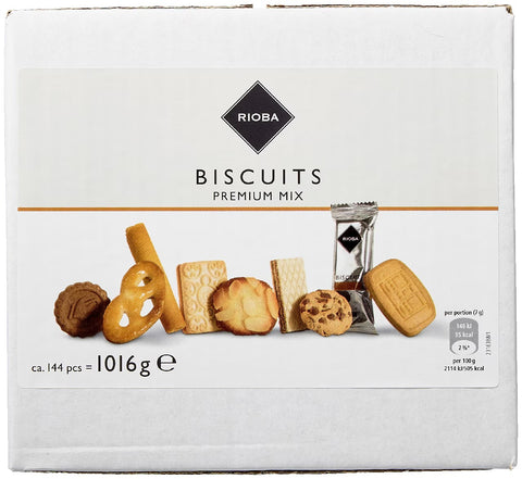 Rioba Kekse Premium Biscuit Mischung 144 Portionen (1,01 kg)