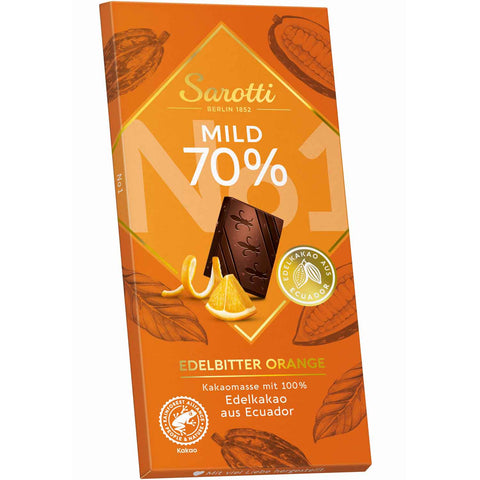 Sarotti Mild 70% Edelbitter Orange 100g