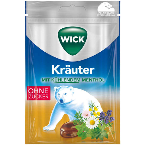Wick Kräuter ohne Zucker 72g