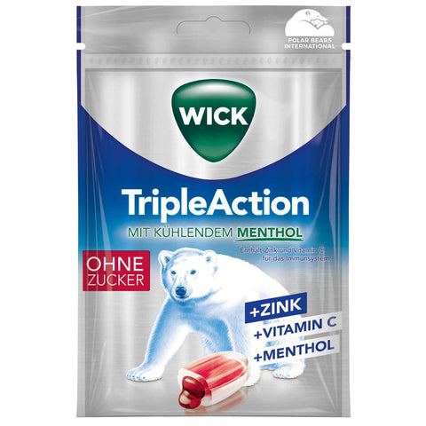 Wick TripleAction ohne Zucker 72g